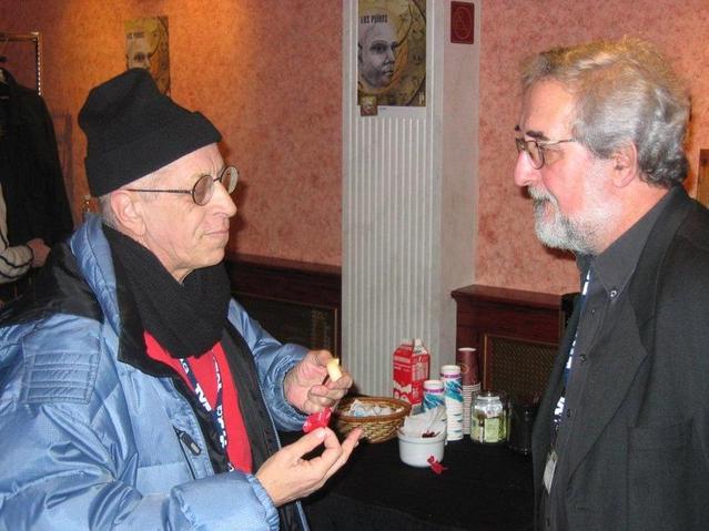 Moncton 2004 : retrouvailles avec le poète acadie Gérald Leblanc, un des paroliers du groupe 1755 Moncton 2004 : retrouvailles avec le poète acadie Gérald Leblanc, un des paroliers du groupe 1755